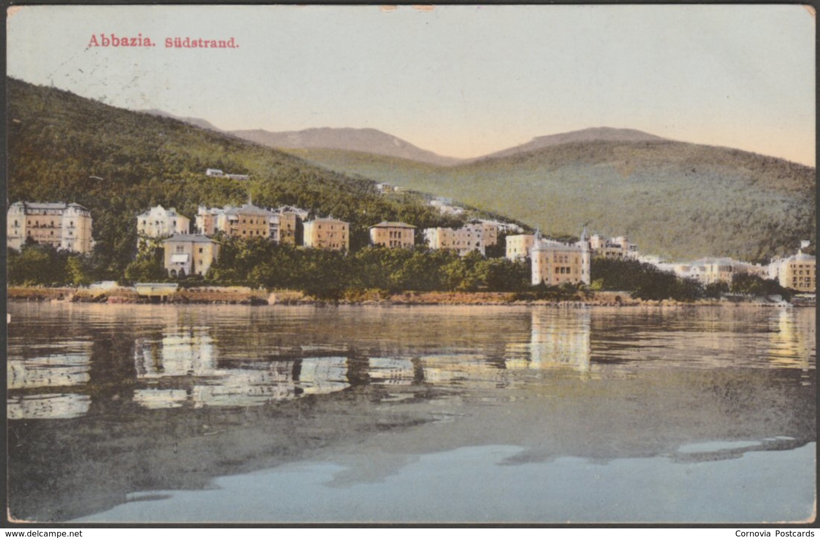 Südstrand, Abbazia, 1916 - AK - Militarzensur - Croatia