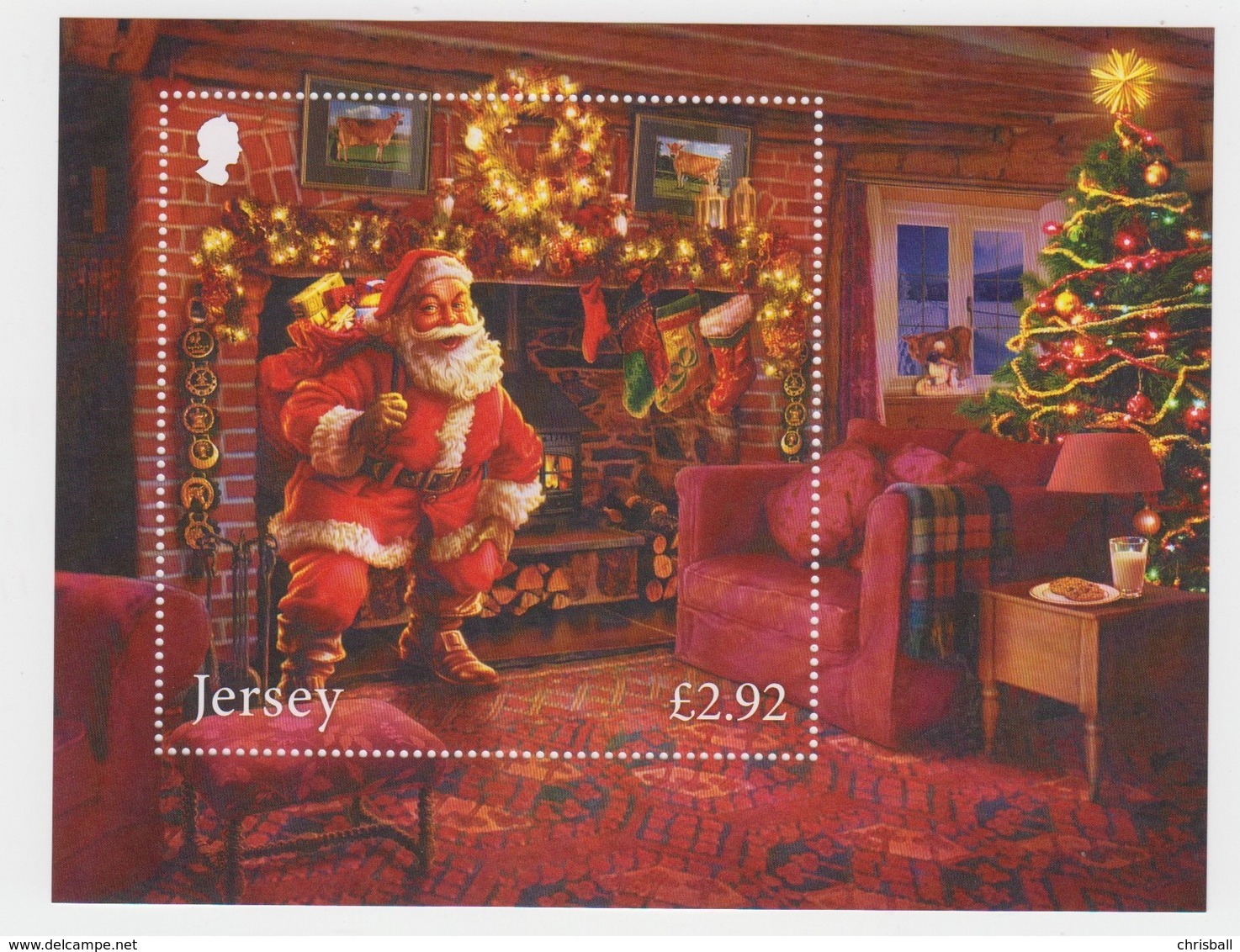 Jersey 2017 -  Father Christmas M/Sheet  - Unmounted Mint NHM - Jersey