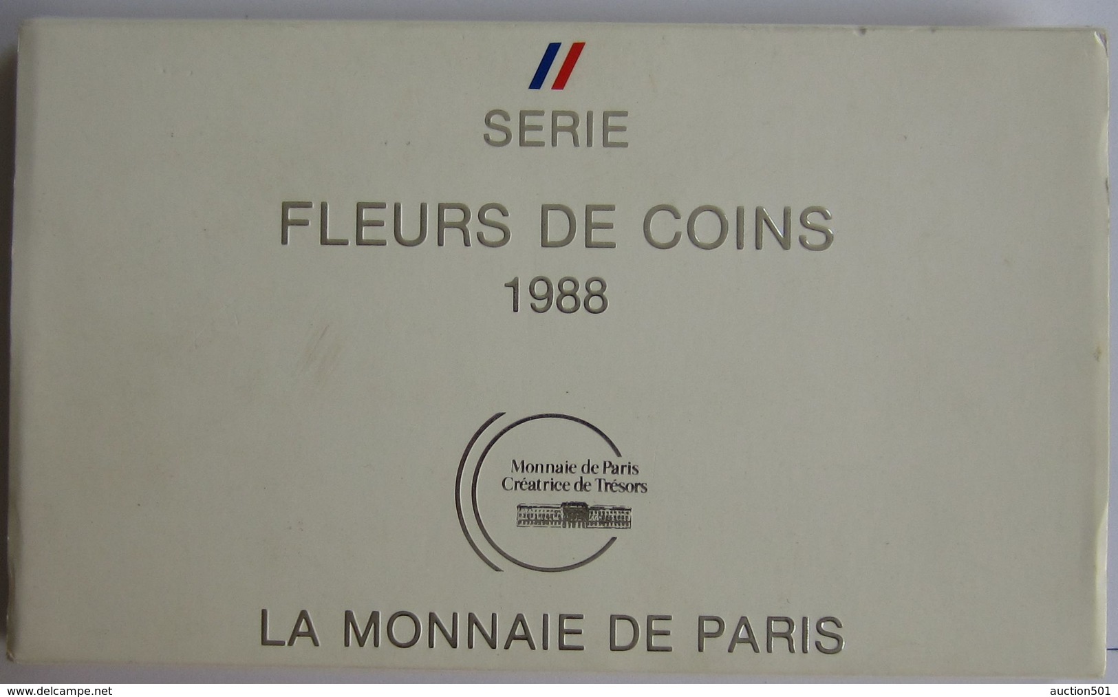 28459g MONNAIE DE PARIS - SERIE FLEURS DE COINS 1988 - Boite D&acute;origine - Autres & Non Classés