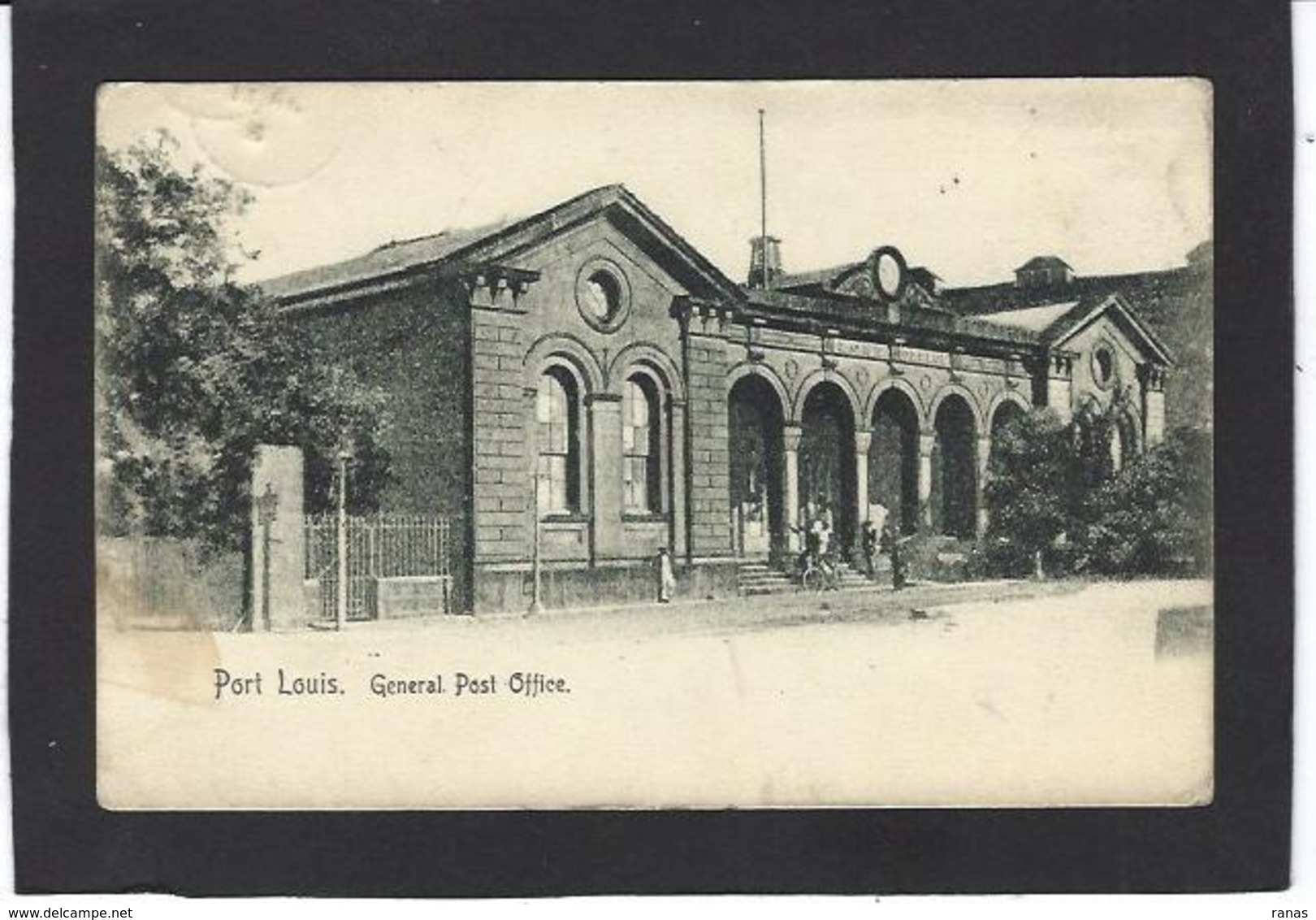 CPA Ile Maurice Mauritius Afrique Noire Port Louis Post Office Postes Circulé - Maurice