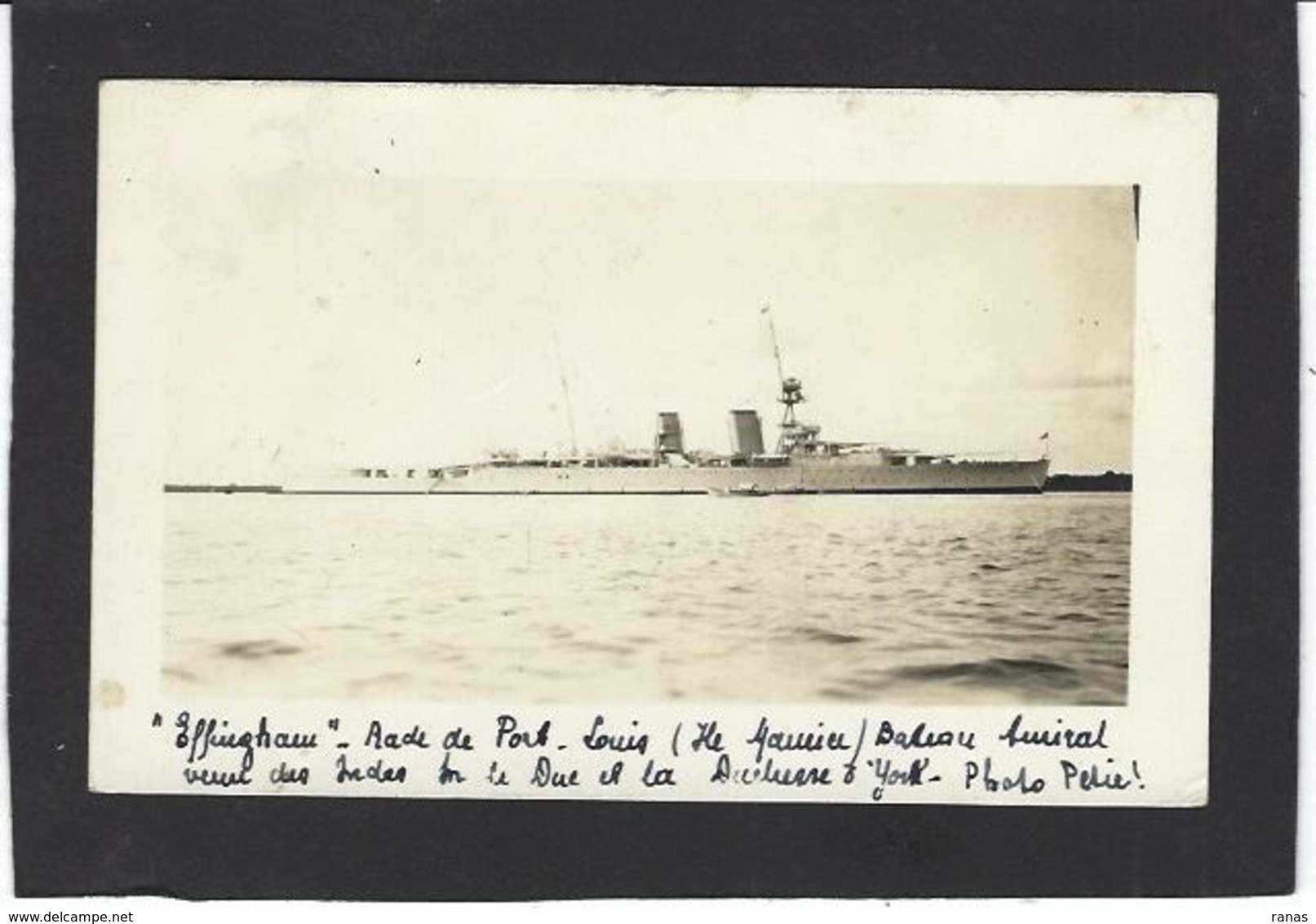 CPA Ile Maurice Mauritius Afrique Noire Port Louis Carte Photo RPPC Circulé Indes Duc Et Duchesse D'York - Maurice