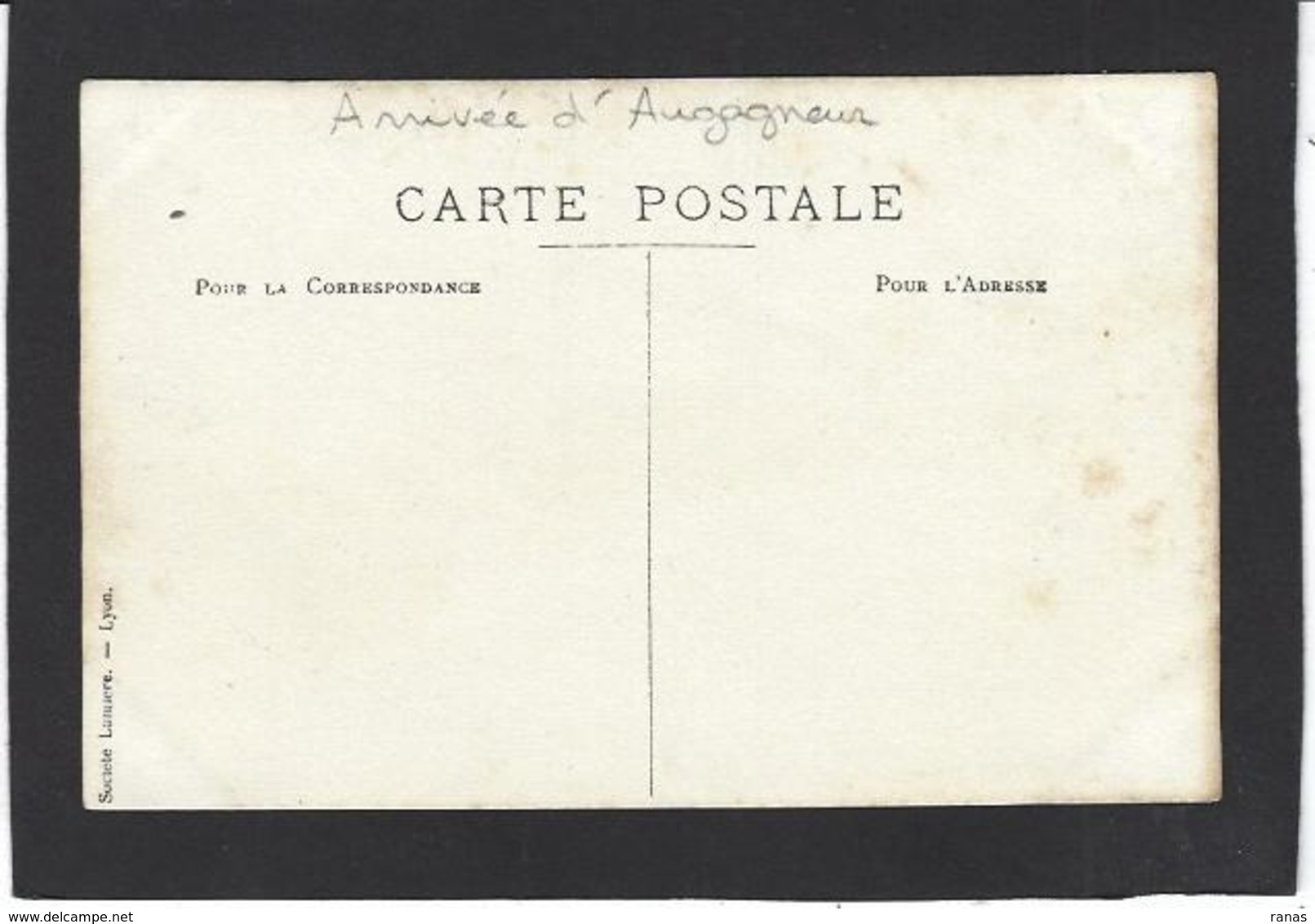 CPA Madagascar Afrique Noire Timbré Non Circulé Carte Photo RPPC Arrivée Du Ministre Des Colonies Augagneur - Madagascar