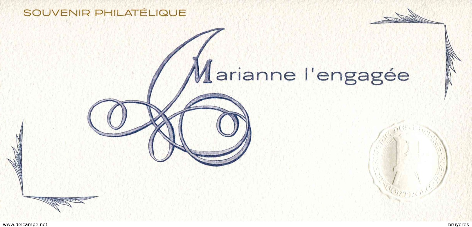 SOUVENIR PHILATELIQUE De 2018 "MARIANNE L'ENGAGEE (quatre Feuillets)" Avec Son Encart (sous Blister) - Blocs Souvenir