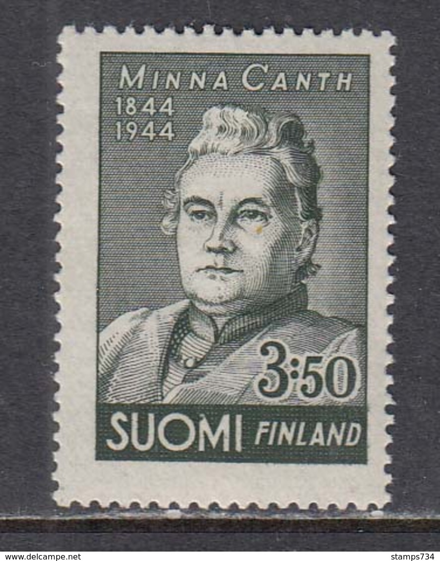 Finland 1944 - Minna Canth, Mi-Nr. 282, MNH** - Unused Stamps