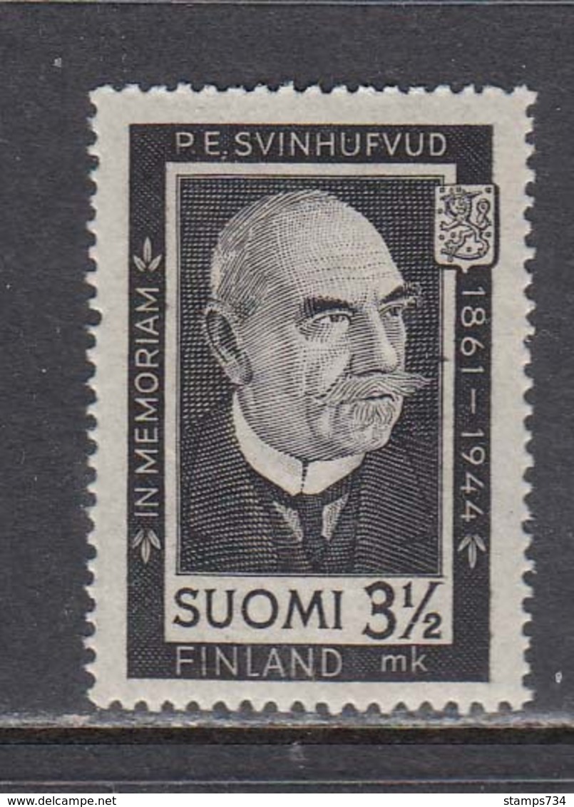 Finland 1944 - P.E. Svinhufvud, Mi-Nr. 284, MNH** - Unused Stamps