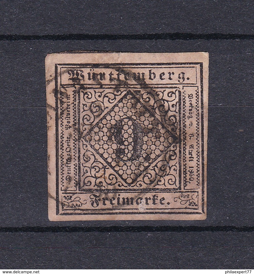 Wuerttemberg - 1851/52 - Michel Nr. 4 - Sonstige & Ohne Zuordnung