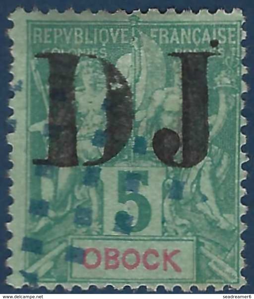 France Colonies Cote Des Somalis N°1A Oblitéré Superbe Fraicheur !! Signé Gilbert En 1922 !! - Used Stamps