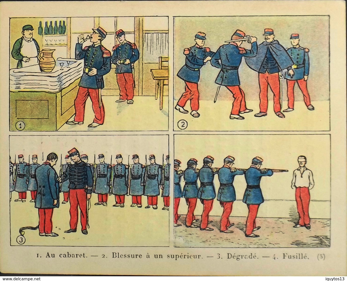 Chromo > Fiche Illustrée > Les Dangers De L'Alcoolisme - L'Alcoolisme Dans L'Armée - Dr Galtier-Boissière - TBE - Other & Unclassified