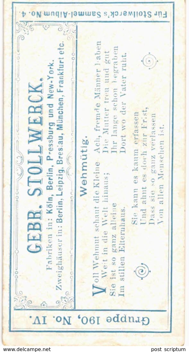 Vieux papiers - chromo Chocolat Stollwerck's - série de  6 chromos gruppe 190