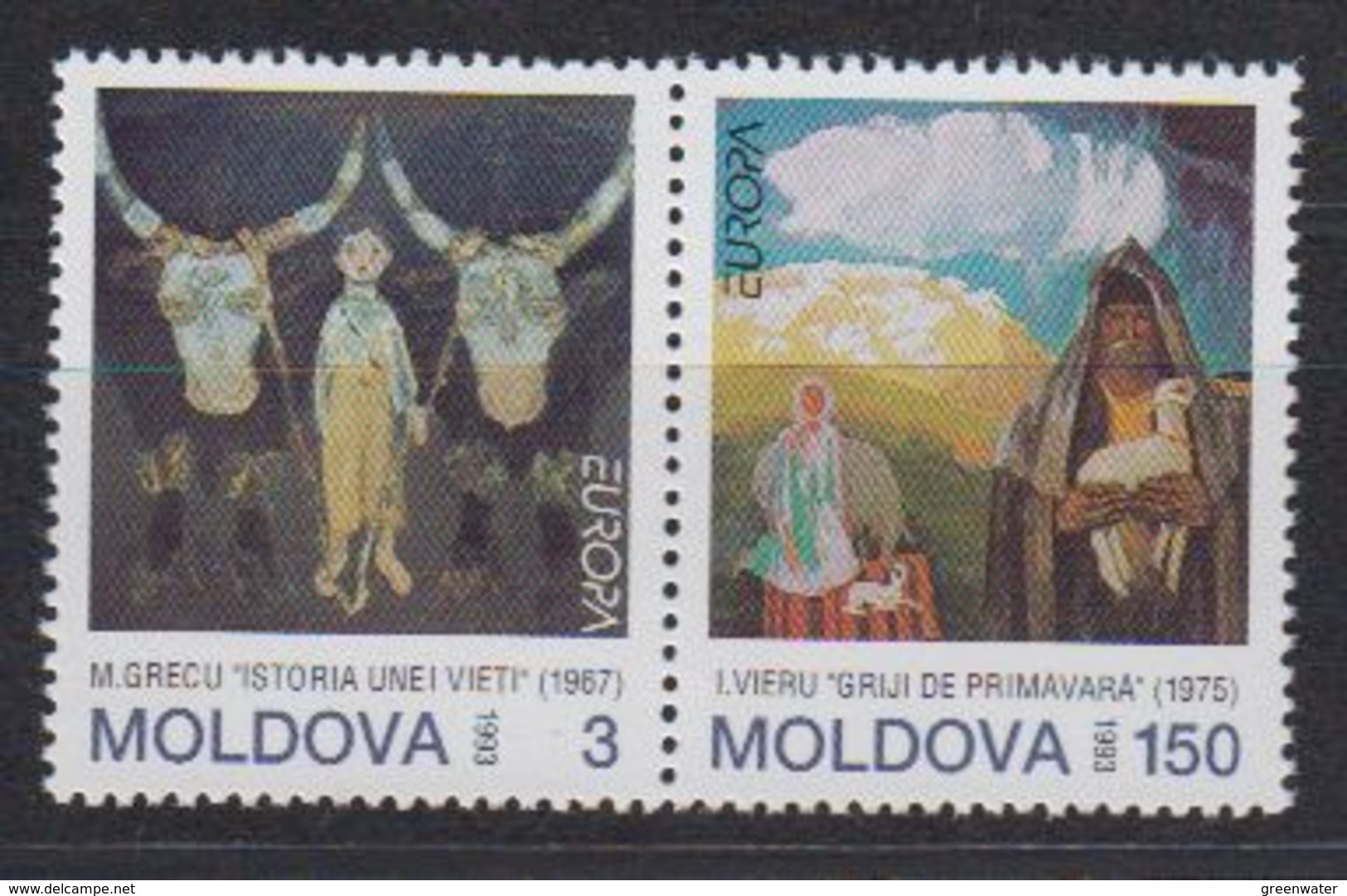 Europa Cept 1993 Moldova  2v ** Mnh (43462A) - 1993