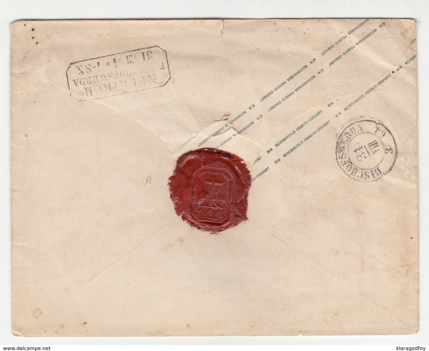 Sachsen Postal Stationery Letter Cover Travelled 1864 Dresden To Neukirch B190715 - Sachsen