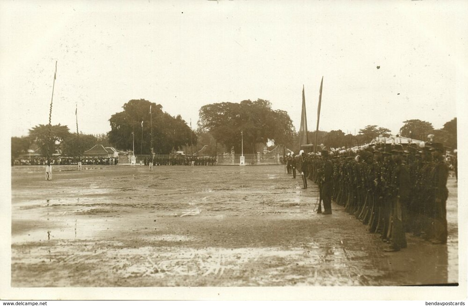 Indonesia, JAVA SURAKARTA SOLO, Sunan Pakubuwono X Jubilee KNIL Parade (1932) - Indonesië