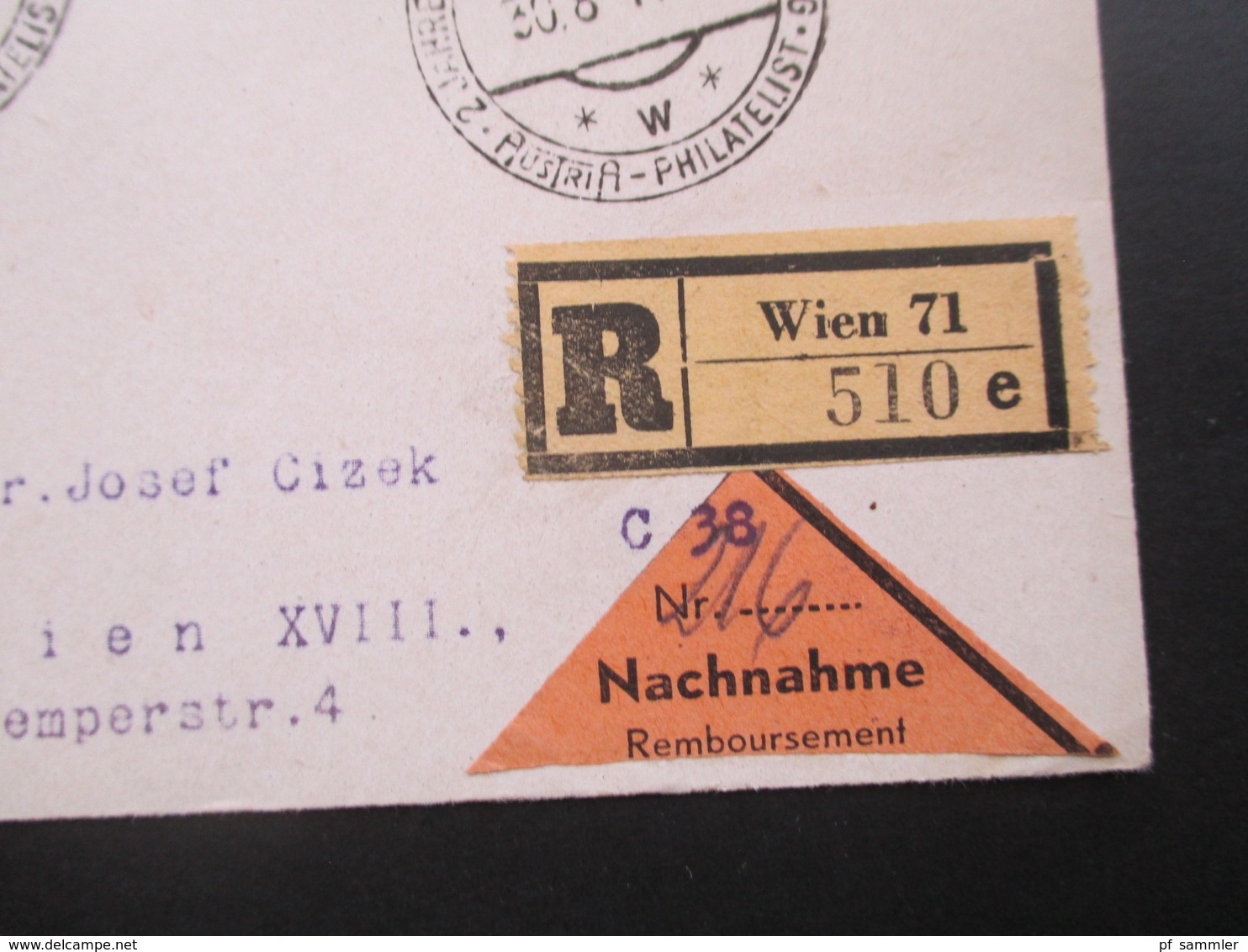 Österreich 1947 Privatganzsache / Privatumschlag Zusatzfrankatur SST 2 Jahre Österr. Briefmarken - Zeitung Philatelist - Briefe U. Dokumente