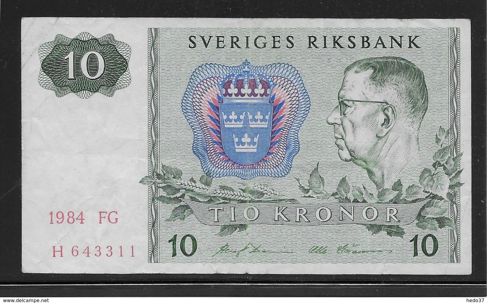 Suède - 10 Kronor - Pick N°52 - TB - Suède