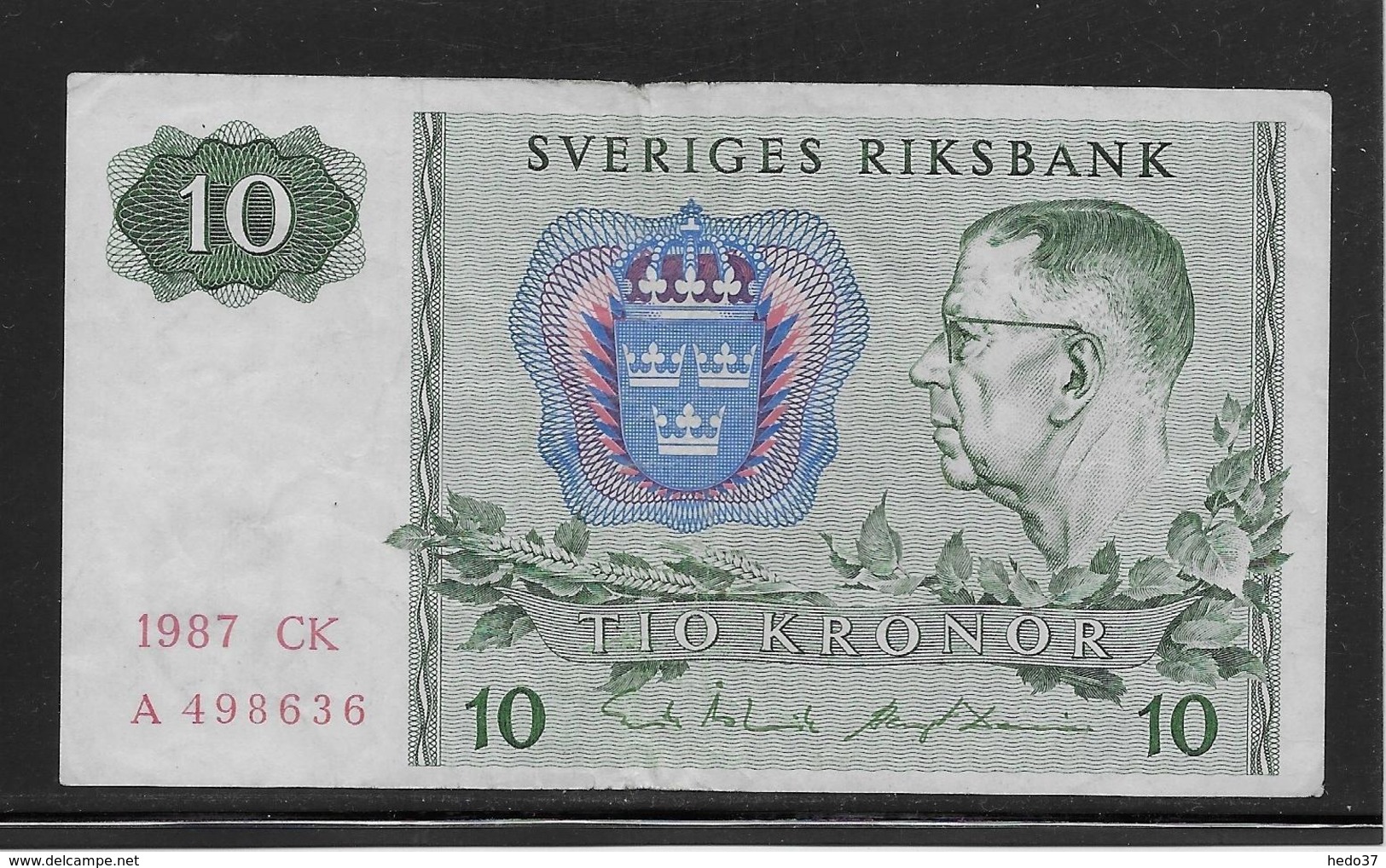 Suède - 10 Kronor - Pick N°52 - TTB - Sweden