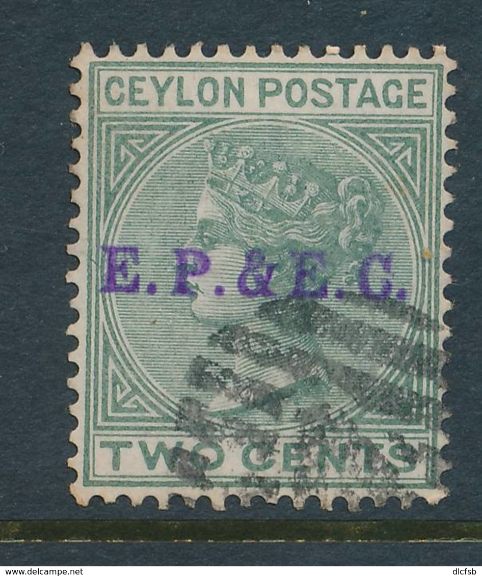 CEYLON, Firm Chop E.P.& E.C. - Ceylon (...-1947)