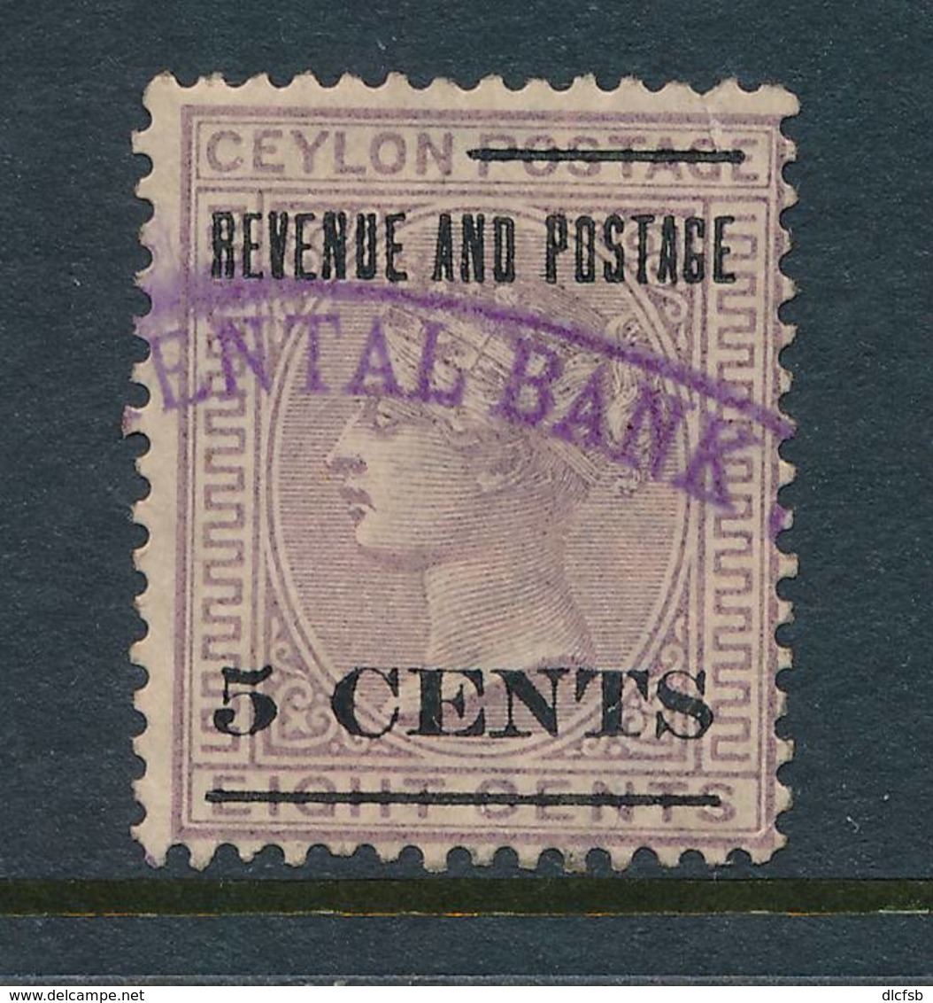 CEYLON, Firm Chop ORIENTAL BANK - Ceylon (...-1947)