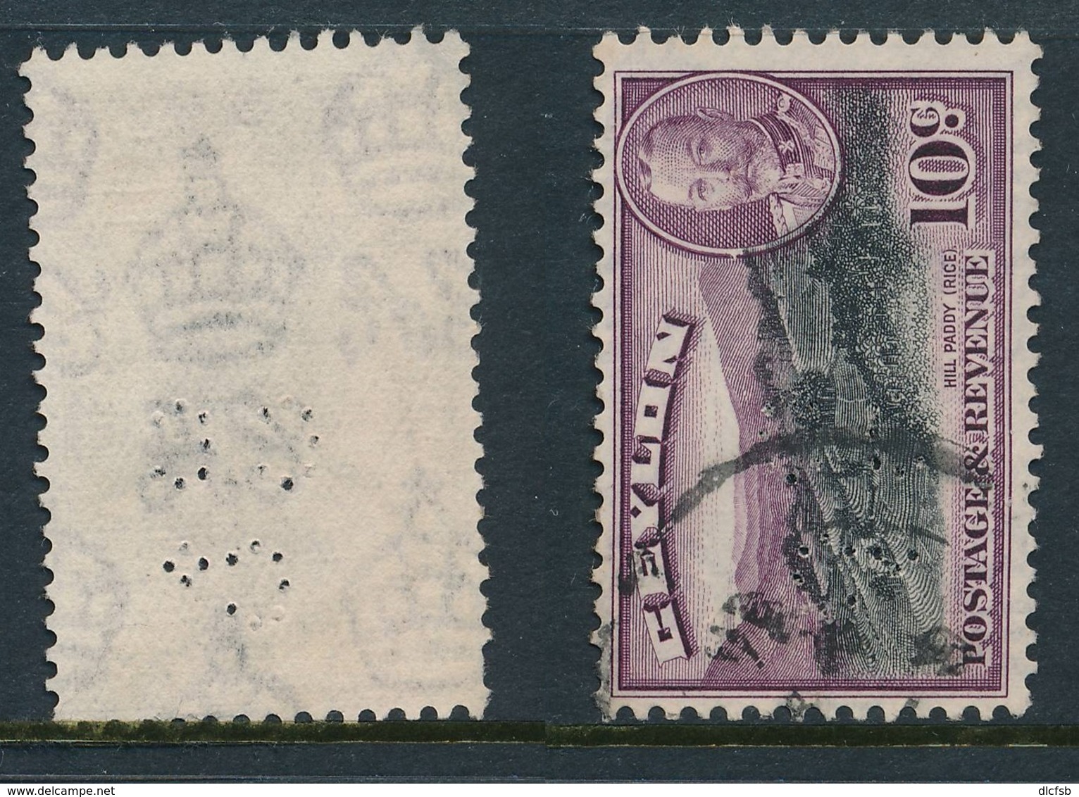 CEYLON, Perfin  CC & Co - Ceylon (...-1947)