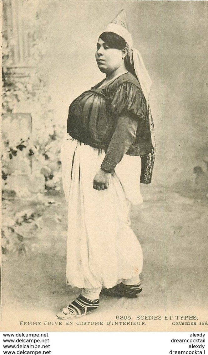 WW ALGERIE FEMMES. Femme Juive En Costume D'intérieur - Mujeres