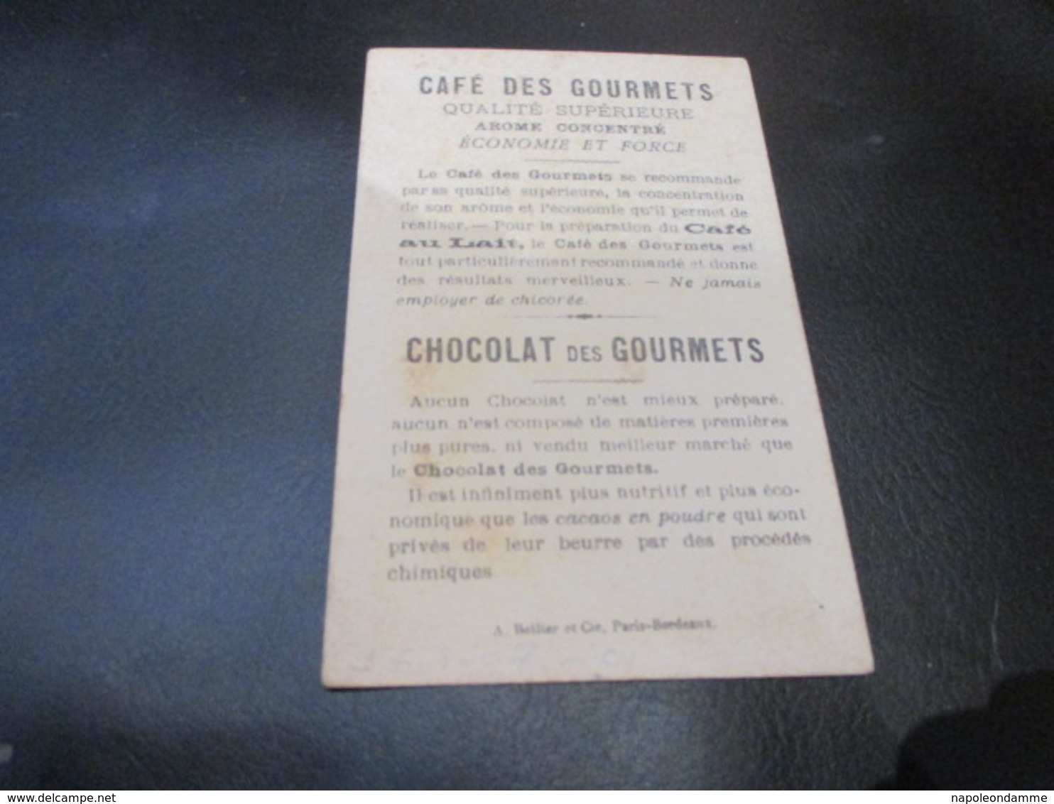 Chromo,Chocolat  Des Gourmets - Other & Unclassified