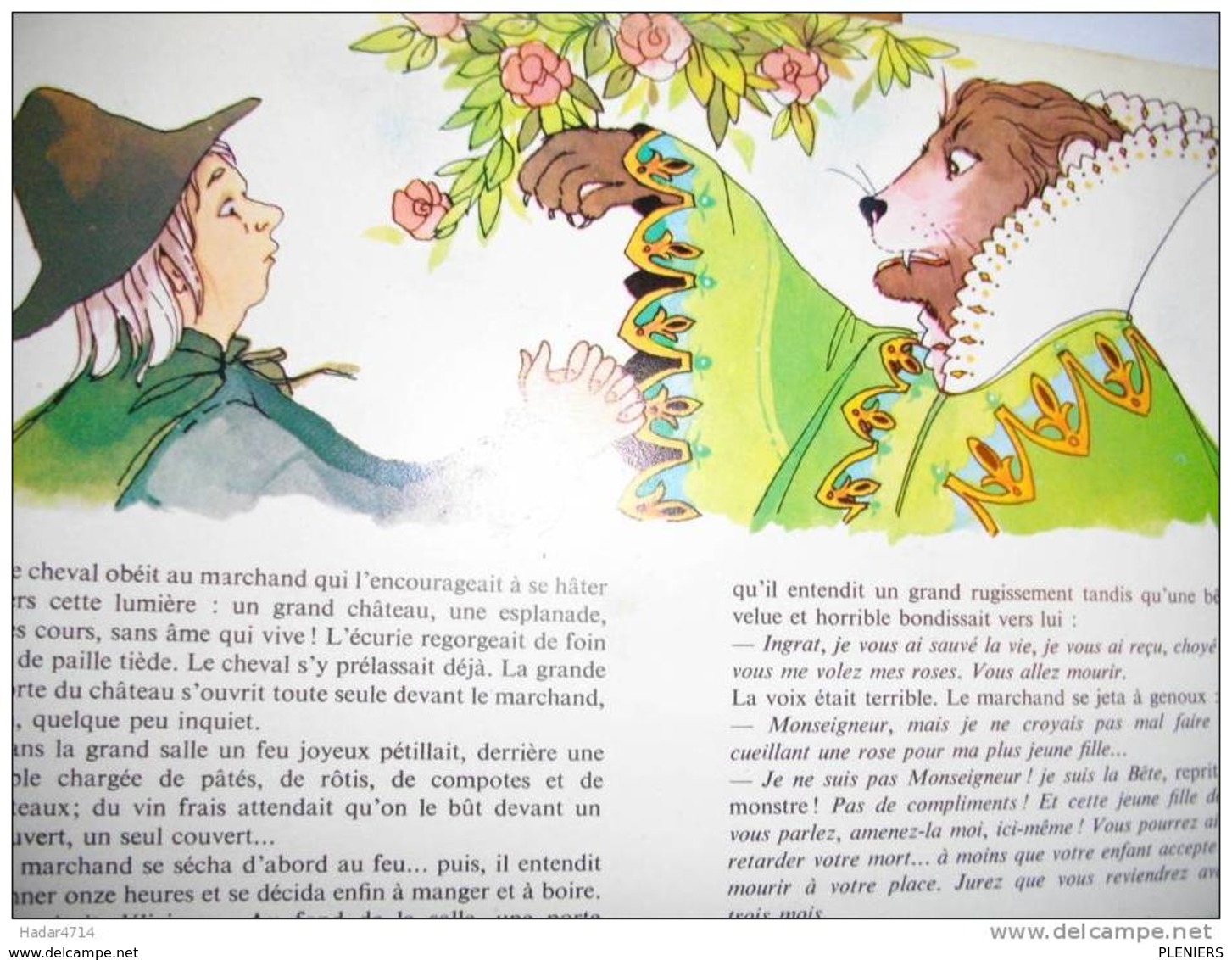 LA BELLE ET LA BETE D'APRES UN CONTE DE Mme LEPRINCE DE BEAMONT RACONTE PAR VIRGINIE SOLENN - Kinderlieder