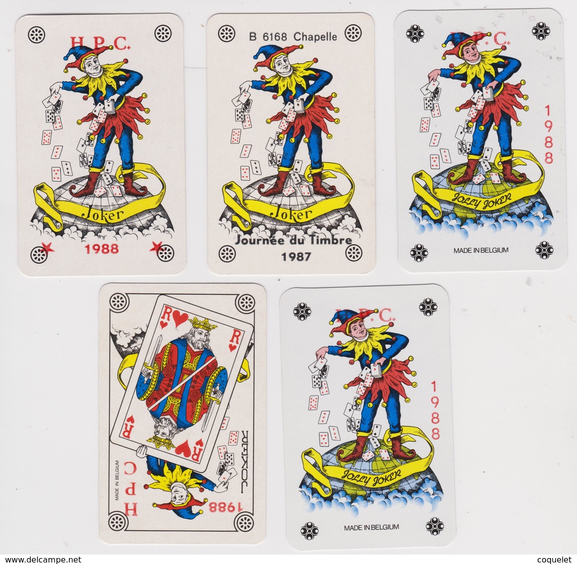 5 Jokers Repiqués - Dos HPC - Playing Cards (classic)