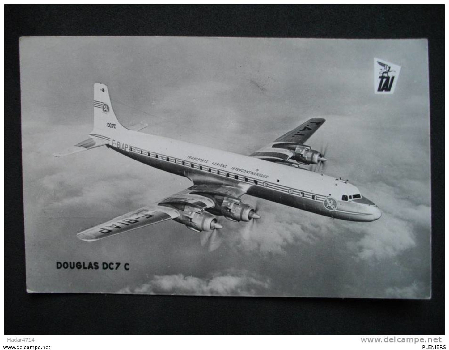 DOUGLAS DC7 C - COMPAGNIE DE TRANSPORTS AERIENS INTERCONTINENTAUX - 1946-....: Ere Moderne