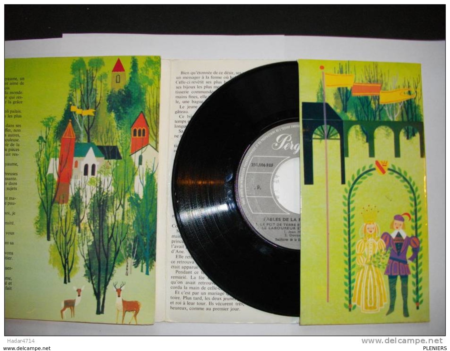 PEAU D'ANE RACONTE PAR CHRISTINE LASQUIN DISQUE ILLUSTRE PERGOLA 250.026 PAF - Children