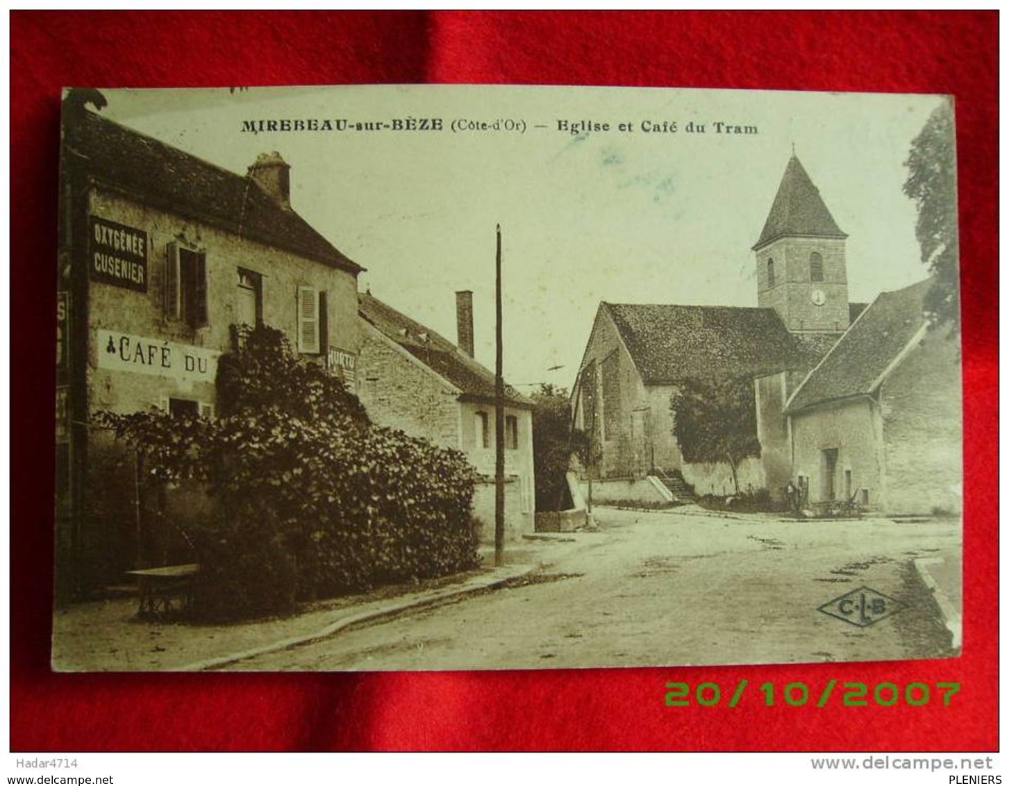 21 COTE D OR MIREBEAU SUR BEZE EGLISE ET CAFE DU TARN - Mirebeau