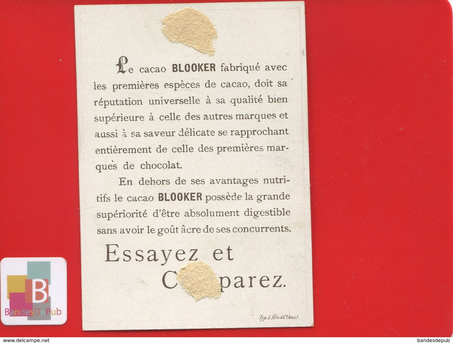 Cacao Blooker Belle Chromo Hollande Deux Femmes - Other & Unclassified