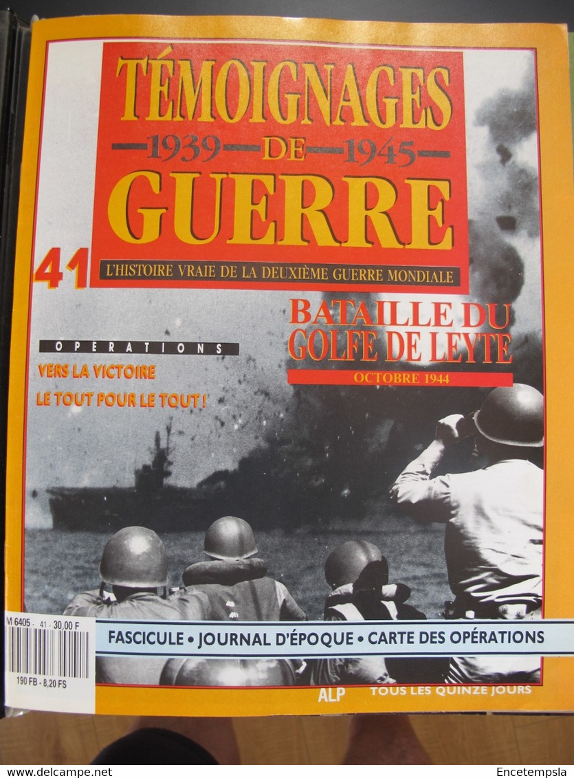 Revues :Témoignages De Guerre De 1939 à 1945- 12 Fascicules Assemblés Dans Un Classeur (41 à 52) - French