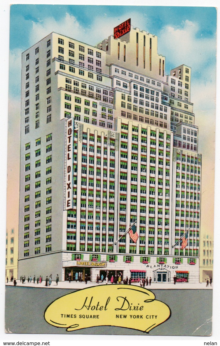 HOTEL DIXIE-TIMES SQUARE-NEW YORK CITY-NON VIAGGIATA - Time Square