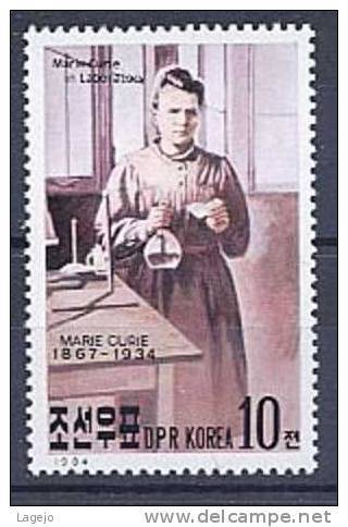 COREE NORD 2461a Marie Curie - Prix Nobel
