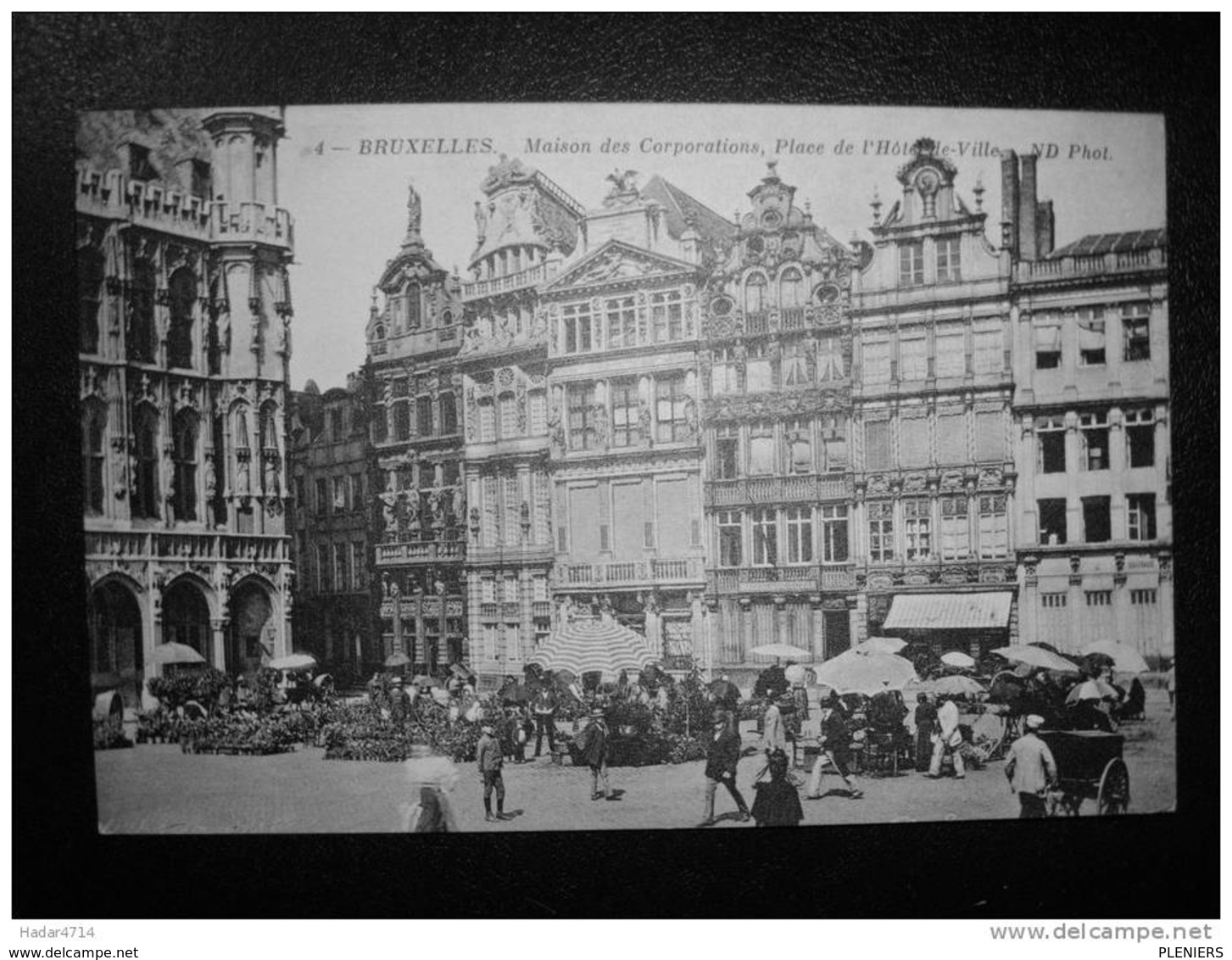 BELGIQUE - BRUXELLES - Maison Des Corporations, Place De L'Hôtel De Ville -  ND Phot - Places, Squares