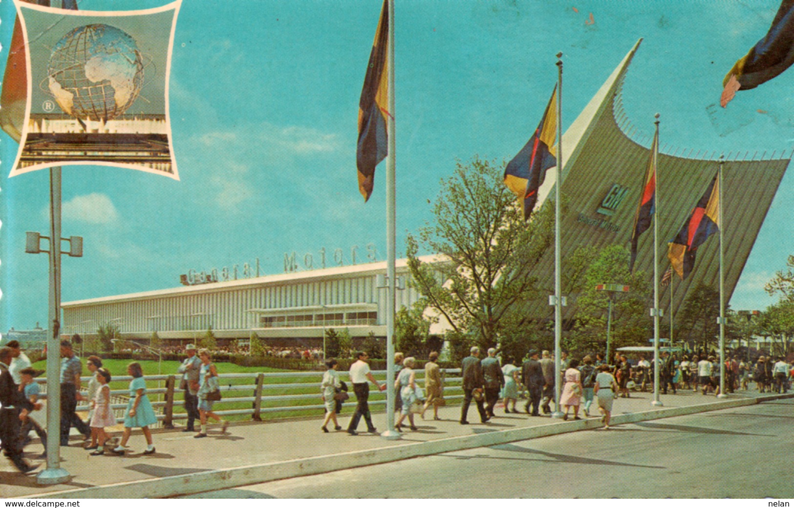 GENERAL MOTORS-FUTURAMA BUILDING-VIAGGIATA 1966 - Expositions