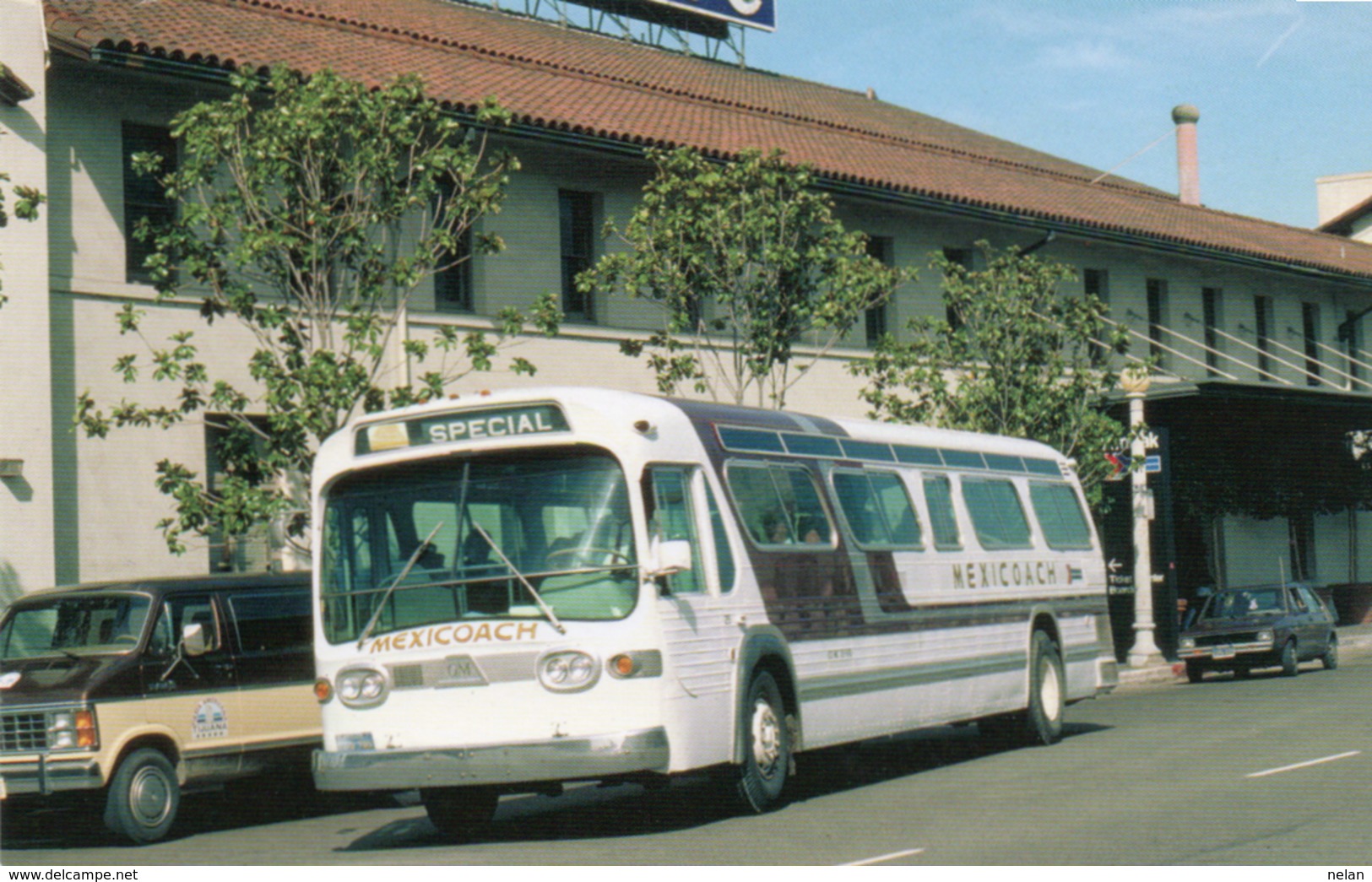 SANTA FE IN SAN DIEGO-CALIFORNIA 1986 MEXICOACH #25-NON VIAGGIATA - Autobus & Pullman