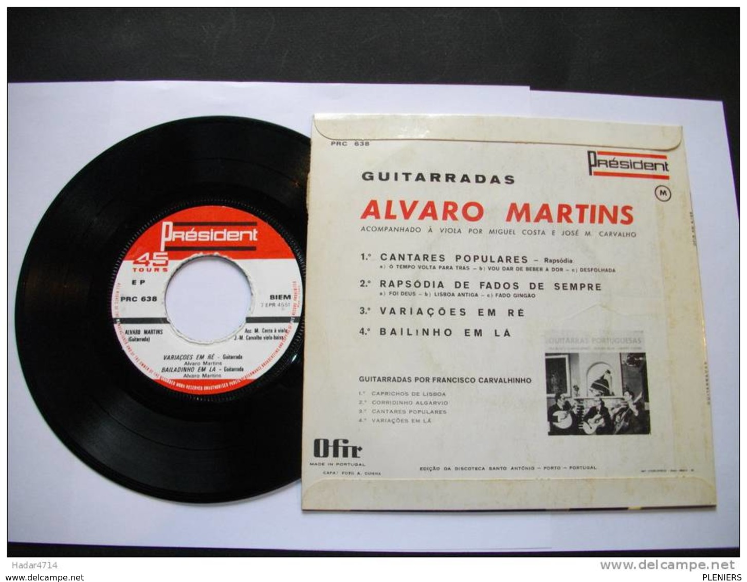 ALVARO MARTINS GUITARRISTE 3GUITARRA PORTUGUESA   PRC 638 PRESIDENT  OFIR MADE IN PORTUGAL - Musicals