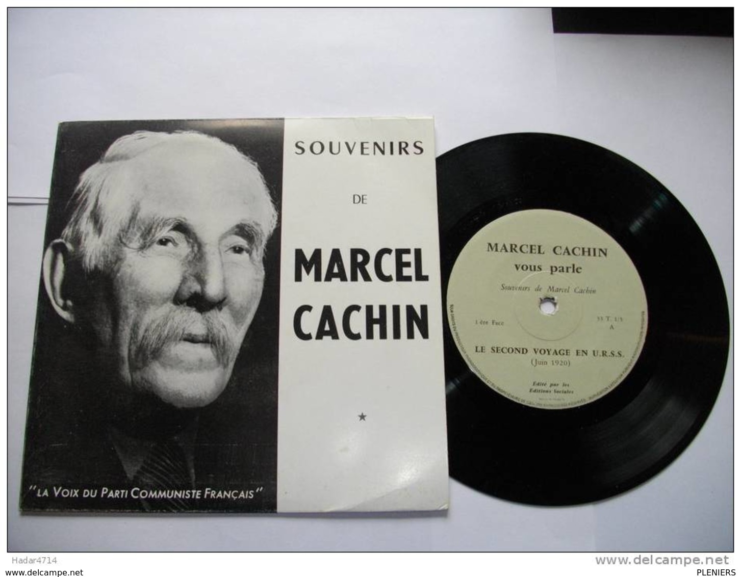 SOUVENIR DE MARCEL CACHIN / 33 T 1/3 / ENREGISTREMENTS DE 1954 - Autres & Non Classés