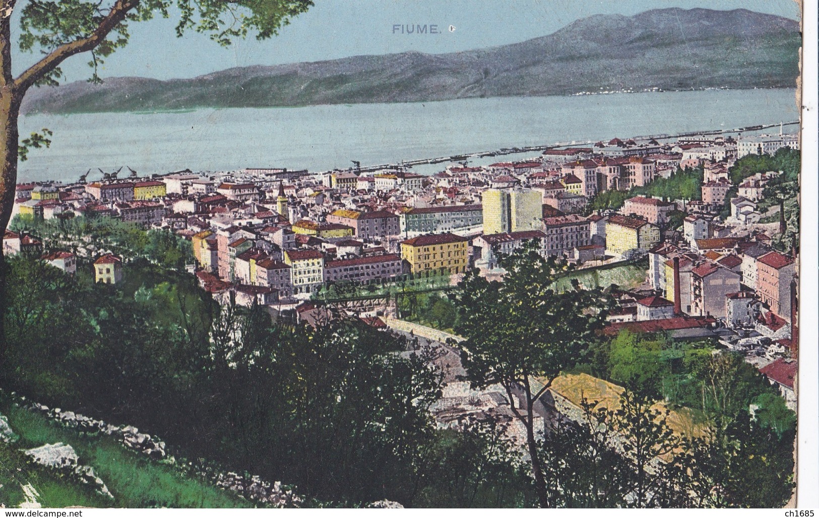 FIUME :  Vue Générale . - Croatie