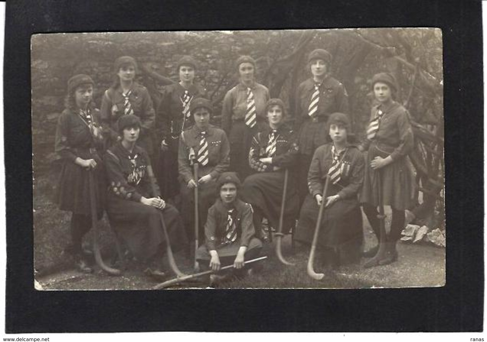 CPA Scout Scoutisme éclaireurs Non Circulé Carte Photo RPPC - Scoutismo