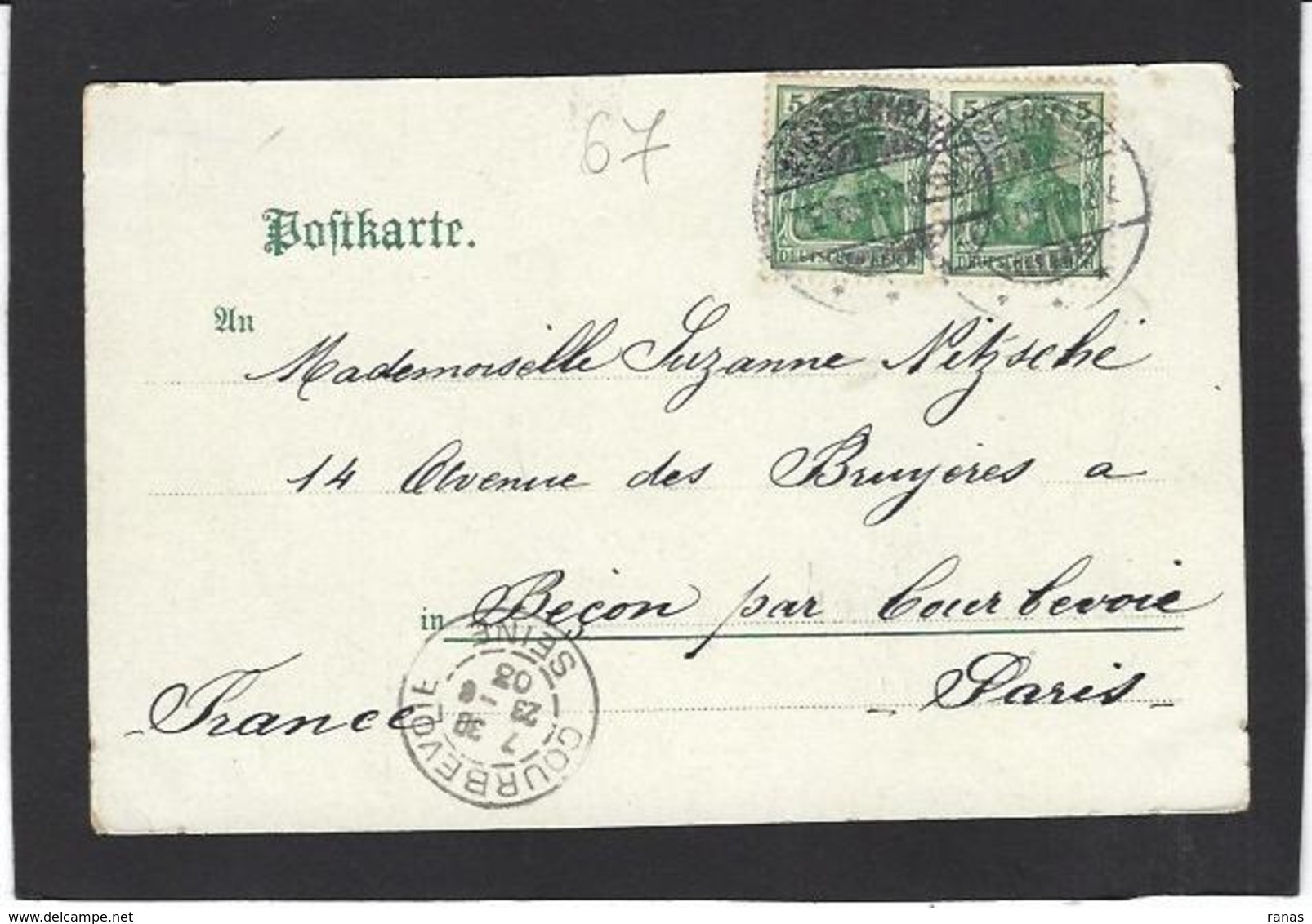 CPA Bas Rhin 67 Wasselnheim Alsace Circulé - Other & Unclassified