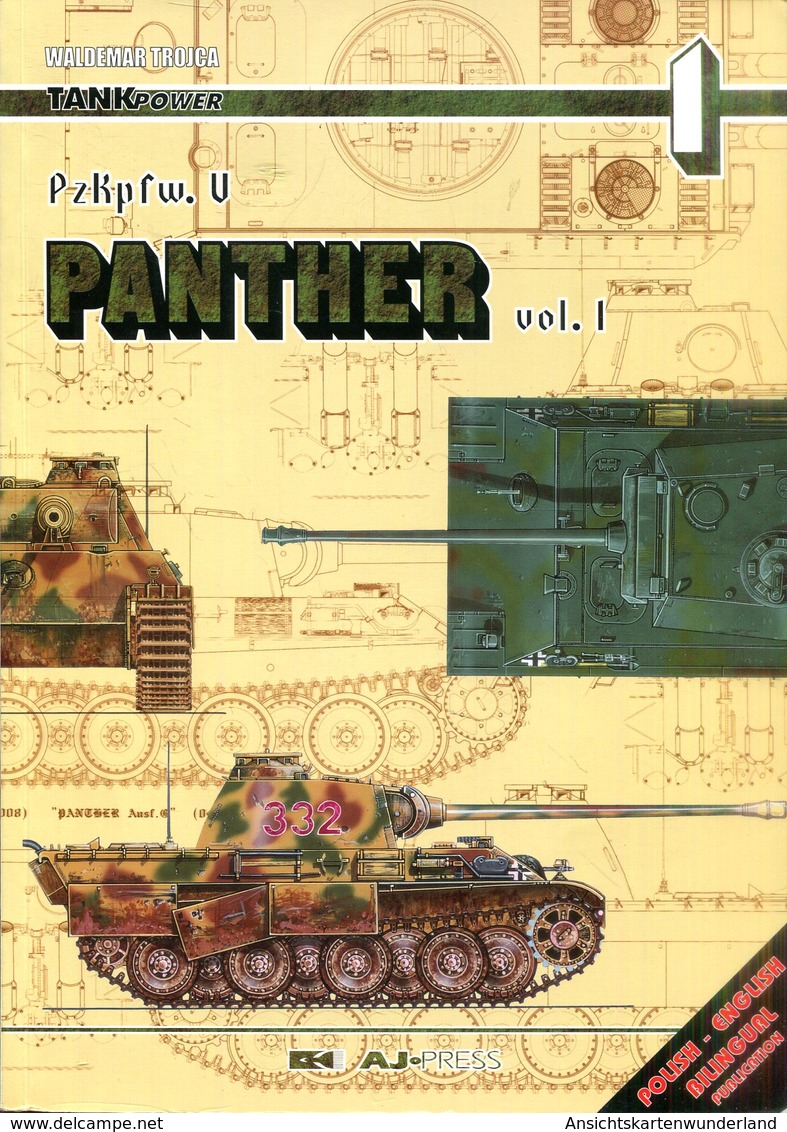 Pz Kpfw V Panther Vol. 1. Trojca, Waldemar - Inglese