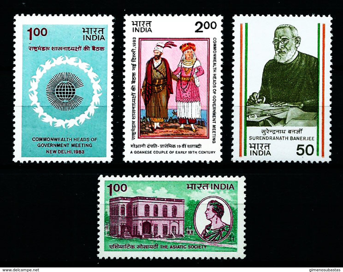 India Nº 787/8-790-793 Nuevo - Nuevos