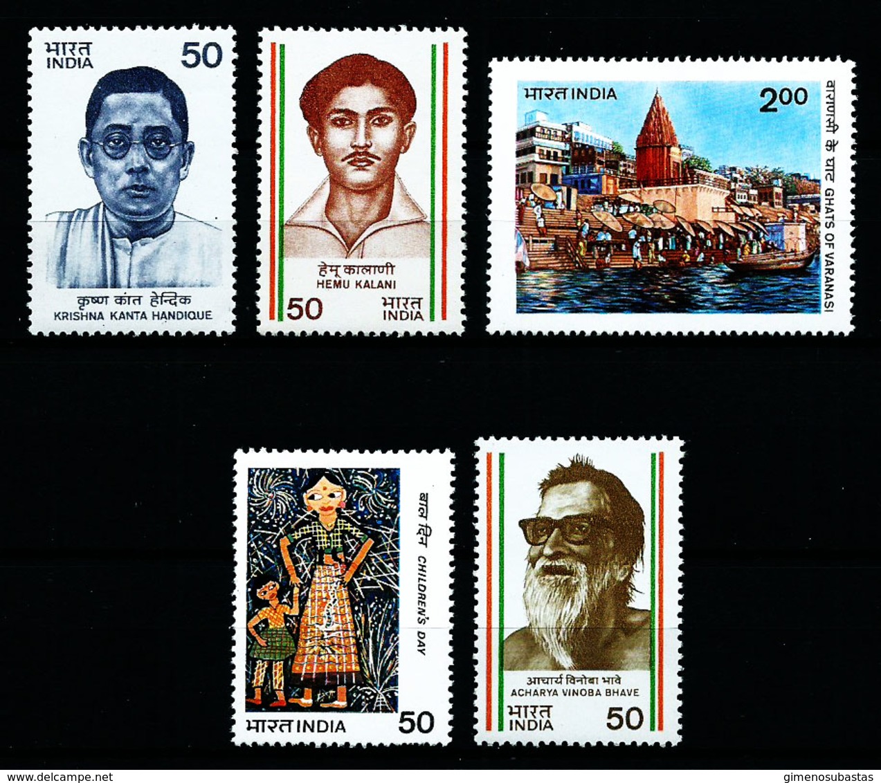 India Nº 774-777/80 Nuevo - Unused Stamps