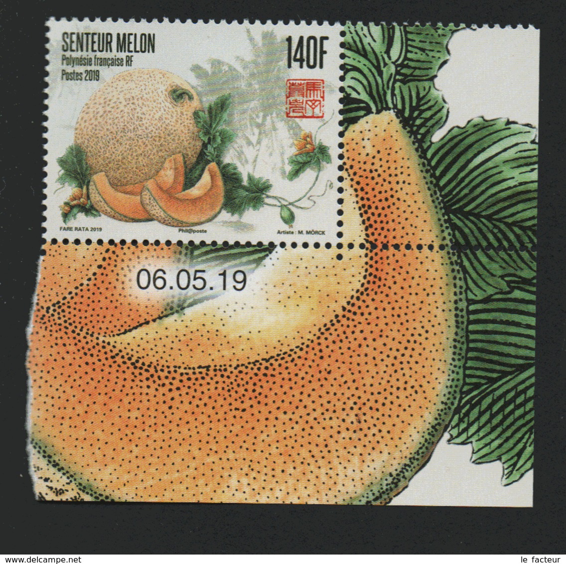 W23 Polynésie 2019 **  Senteur Melon - Unused Stamps