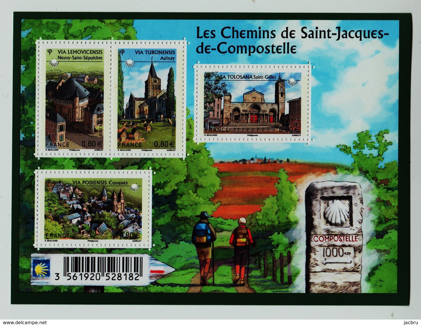 F4725 Les Chemins De St Jacques De Compostelle NEUF ** - Unused Stamps