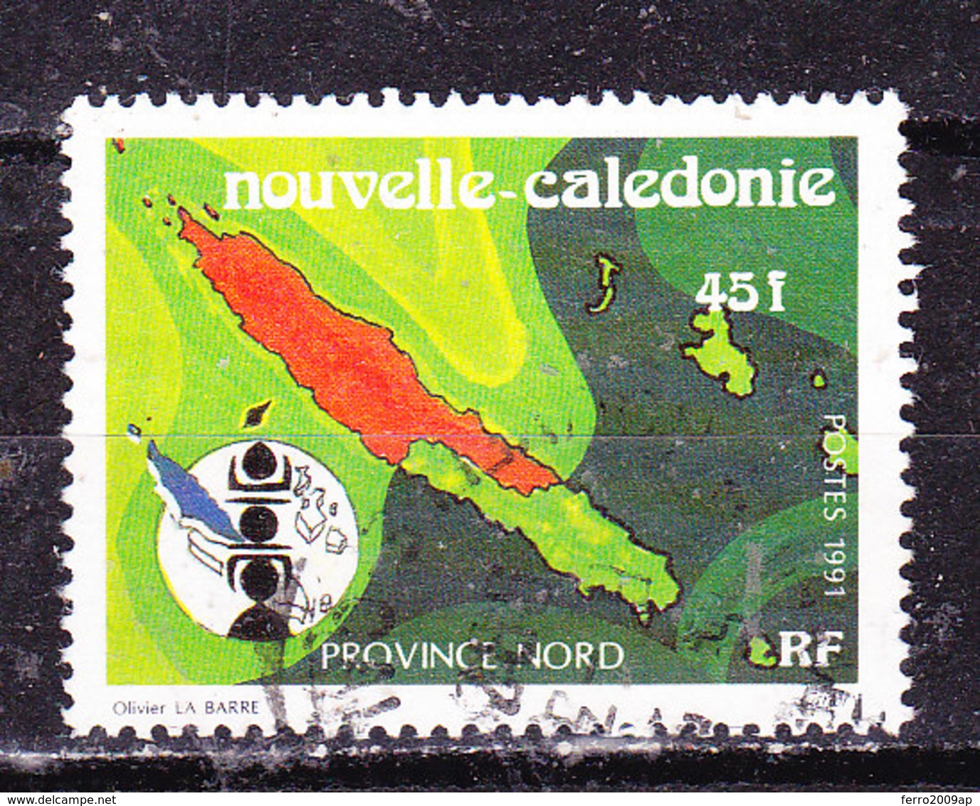 Nuova Caledonia 1991   Usato - Usados