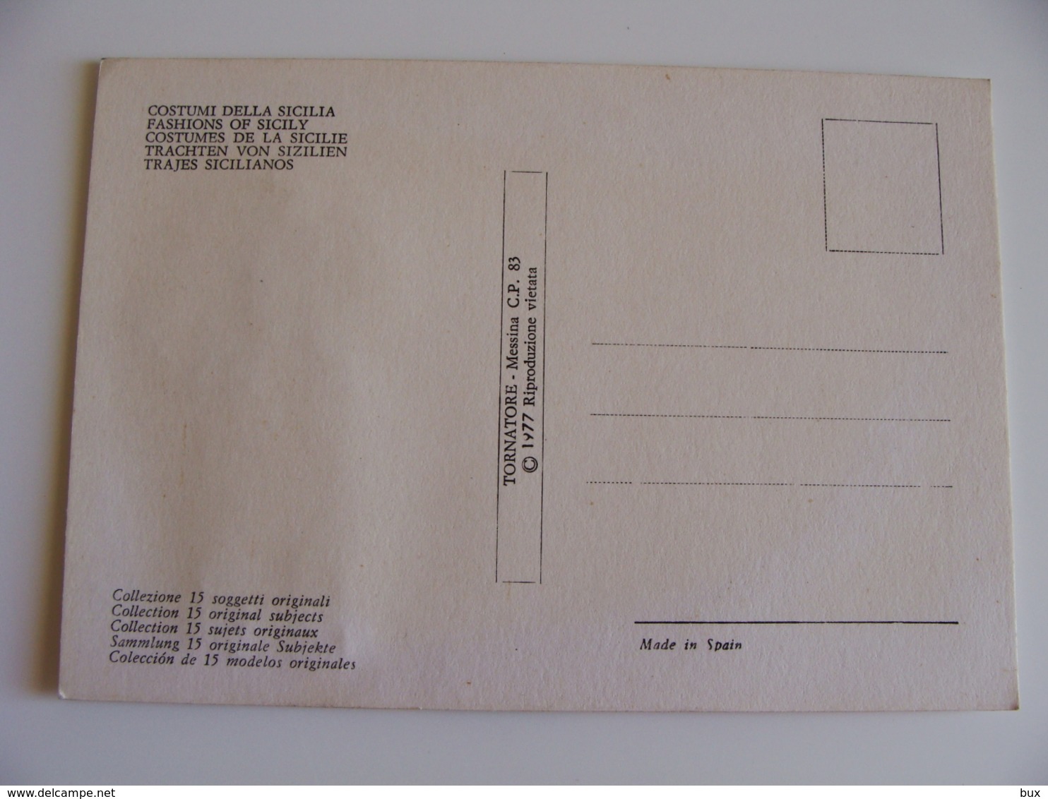 ETNA  VULCANO   ED.  TORNATORE MESSINA   SICILIA  COSTUME REGIONALE  BRODEE POSTAL   BORDADA    RICAMATA IN TESSUTO - Ricamate