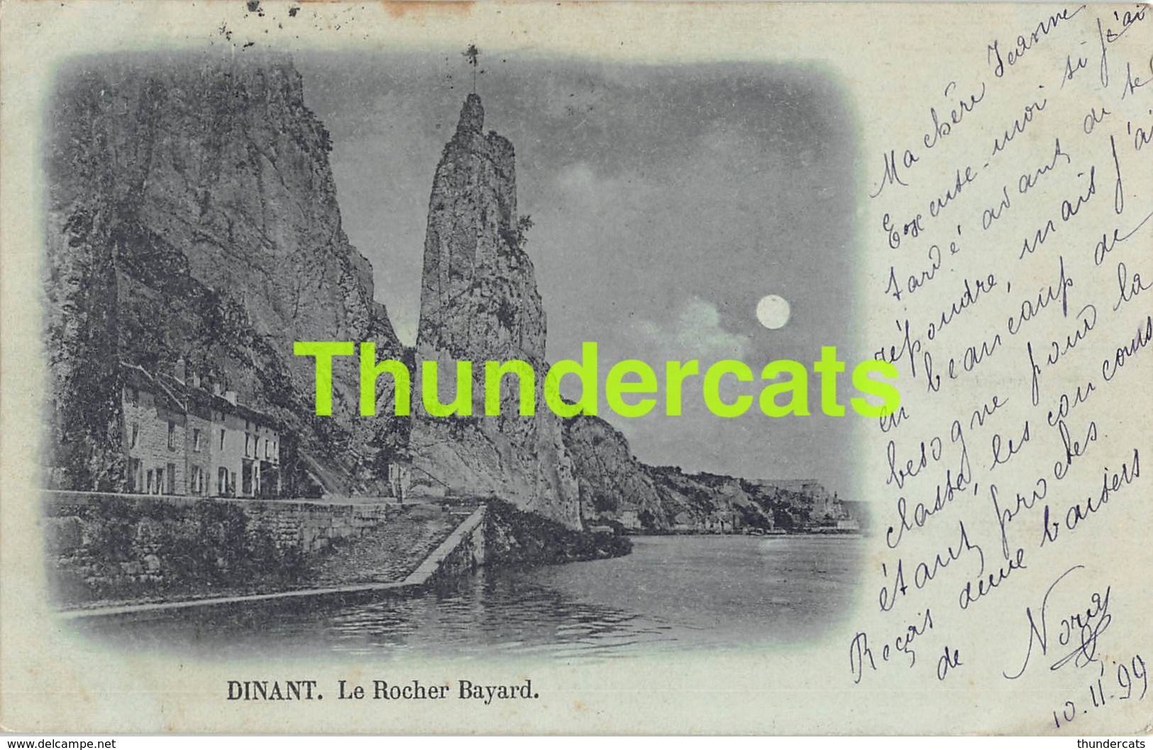 CPA 1899 DINANT LE ROCHER BAYARD CARTE LUNE MOON MAAN - Dinant