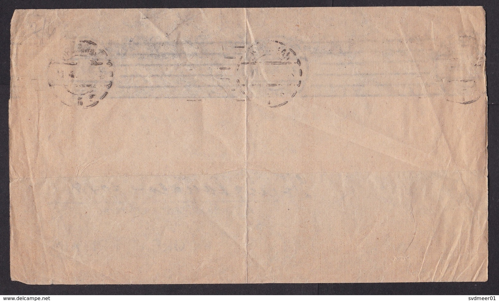 Germany: Wrapper To UK, 1921, 1 Stamp, Political Party Propaganda, Anti-Waste League (damaged, See Scan) - Brieven En Documenten